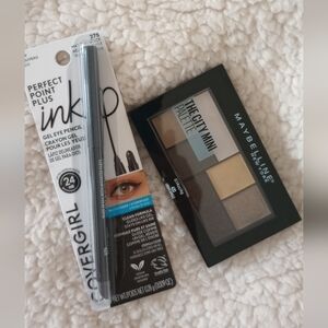 Set of eyeshadow and eyeliner makeup NWT